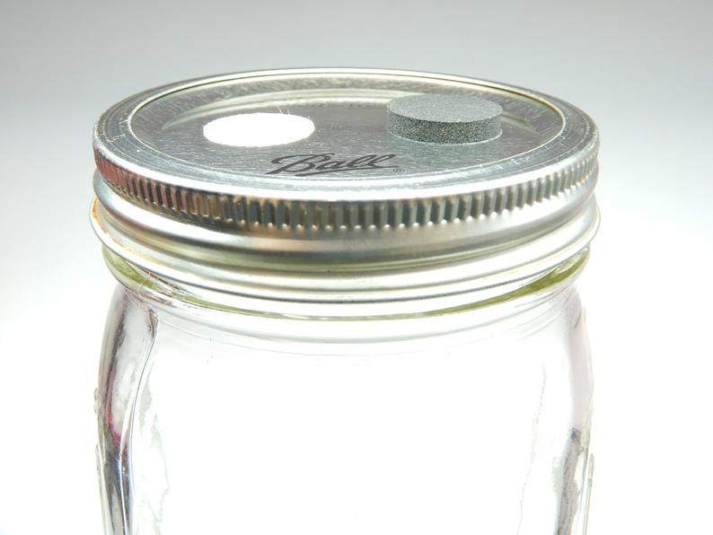 Reusable Self Healing Injection Ports Ball Jar