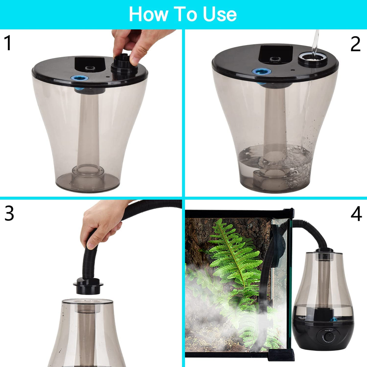 Mushroom Monsoon Greenhouse Humidifier (3.0L) collage