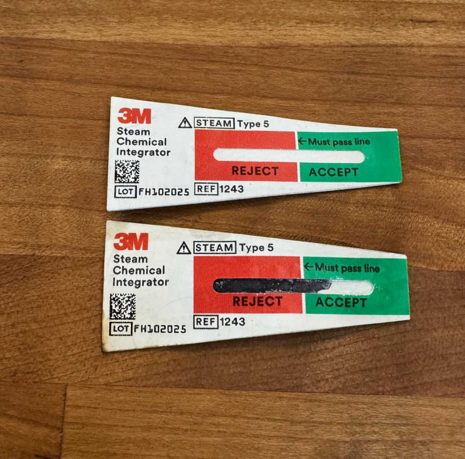 3M Sterilization Indicator Test Strips For Autoclaves and Pressure Cookers
