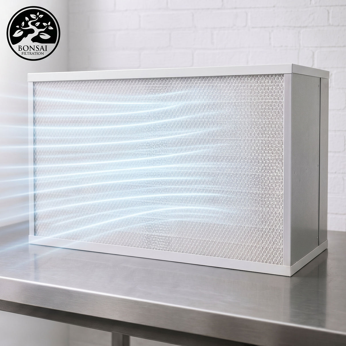 3'x2' fan filter unit on table