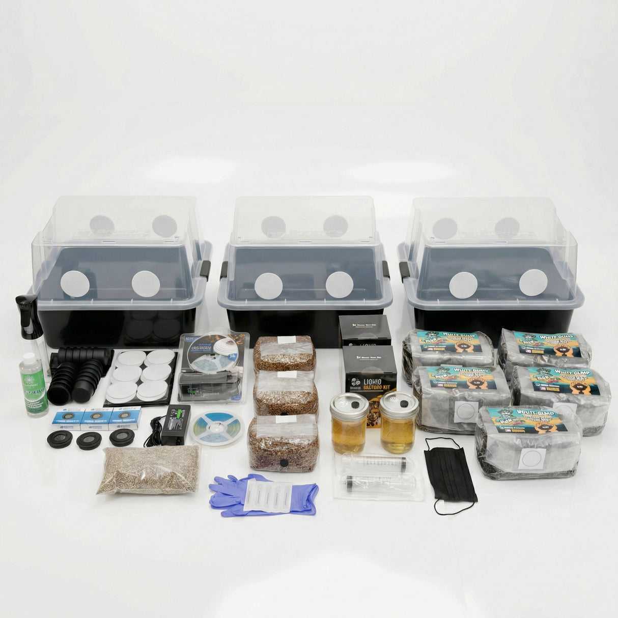 The Grow Big Bundle! Mushroom Monotub Grow Kit Package