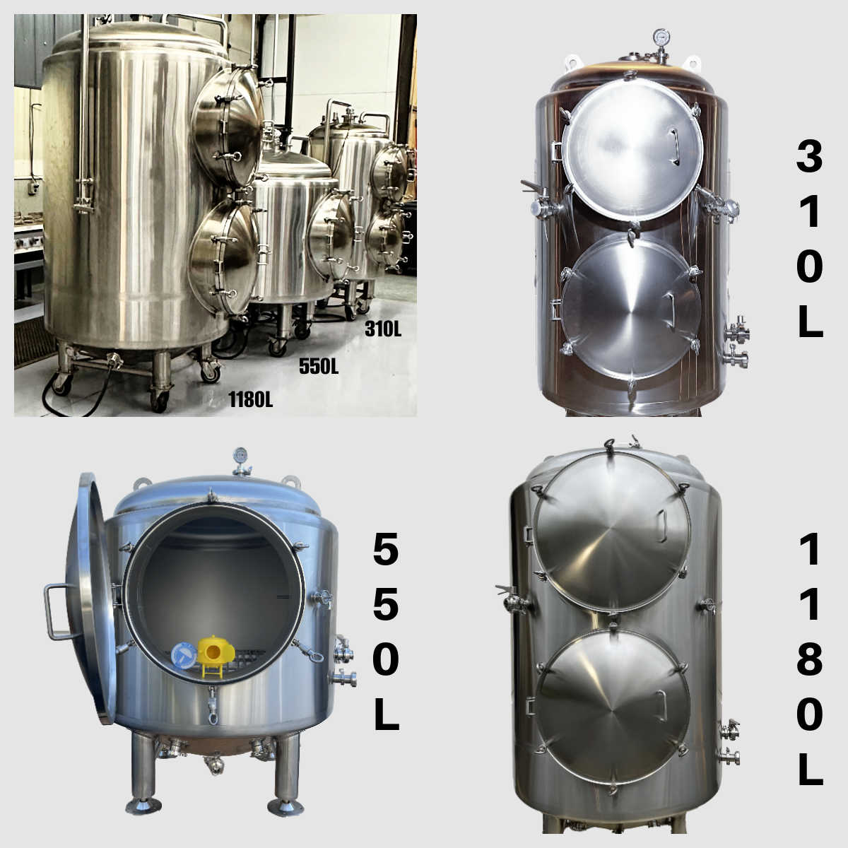 Blue Myco Commercial Autoclaves 310L, 550L & 1180L compare