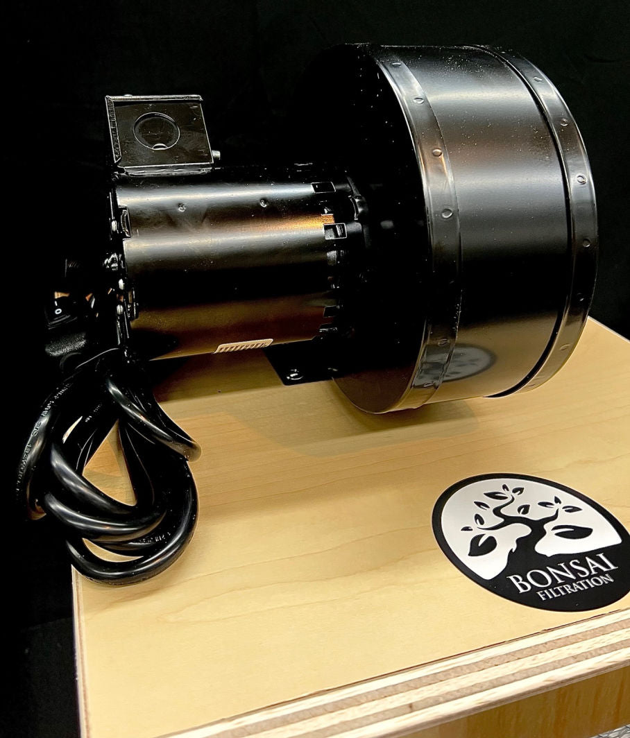 Bonsai 99.99% HEPA Horizontal Laminar Flow Hood - Natural Clear Coat Finish motor