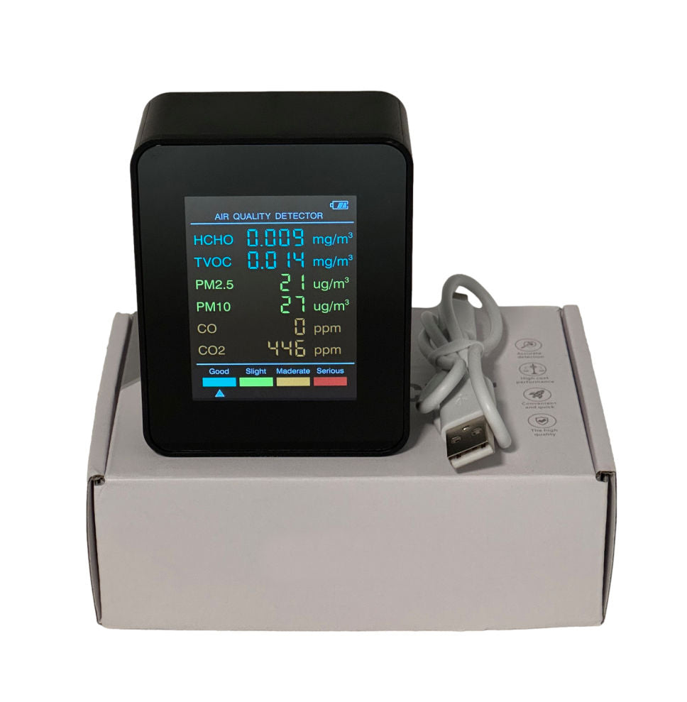 Myco Labs Co2 Detector & 6 in 1 Air Quality Meter retail