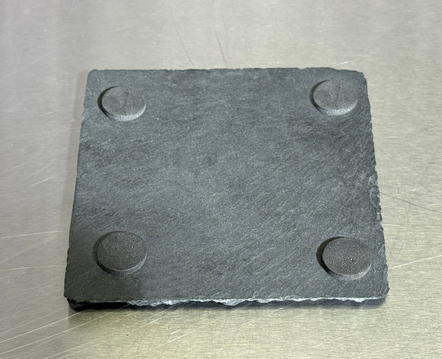 Natural Slate Laser Engraved Mushroom Coasters