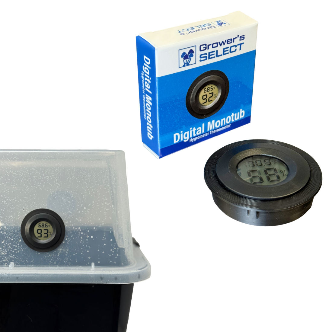 Custom Monotub Hygrometer/Thermometer
