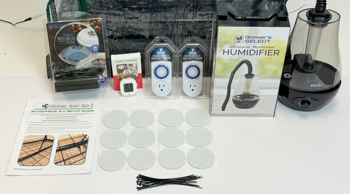 The Mushroom Ecosphere 3.0 Foundation Edition display