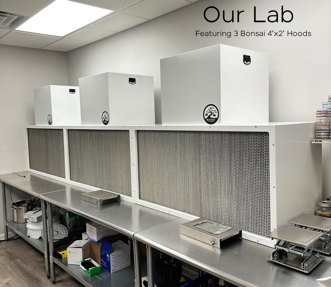 Bonsai Flow Hood 99.99% HEPA Replacement Filter for 2'x4' Commercial Flow Hood - Bonsai Filtration & Manufacturing Flow Hoods