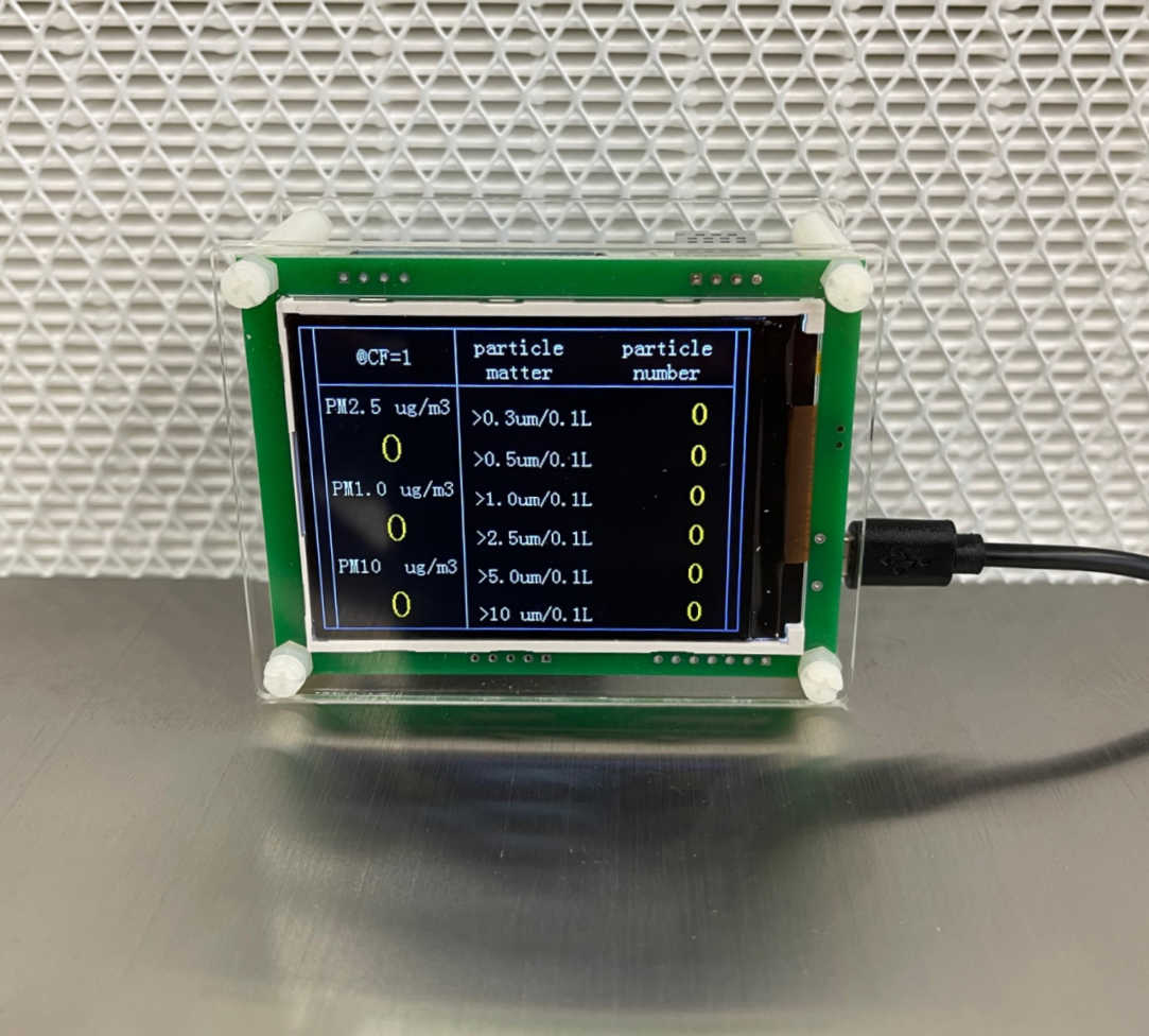 Bonsai Lab Guard Professional Laser Particulate/Contaminate Meter PM 2.5 close up