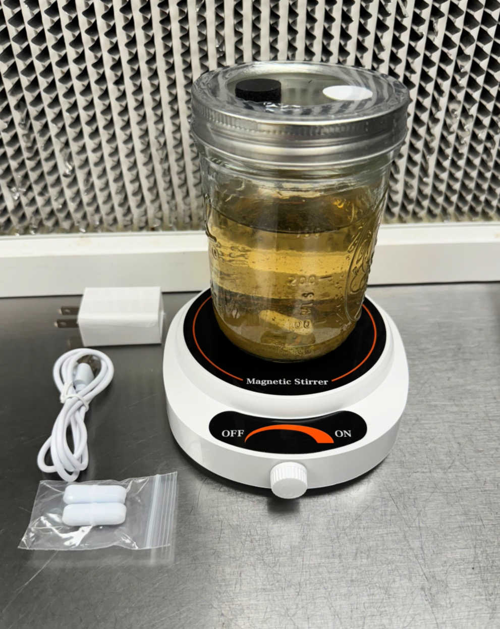 Magnetic Stir Plate With Stir Bars