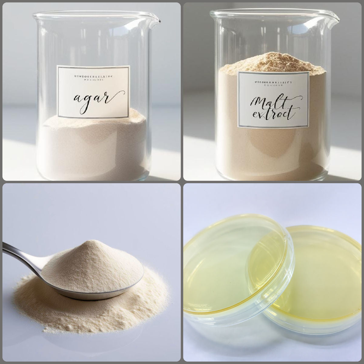 malt extract collage