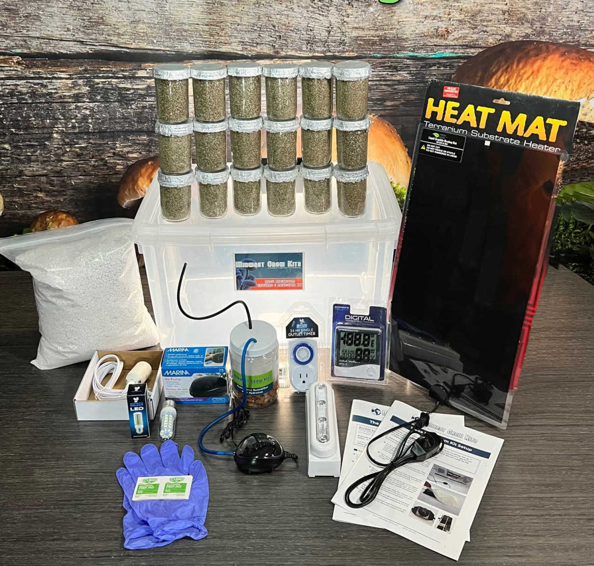 Mega Mushroom Growing & Incubator Kit