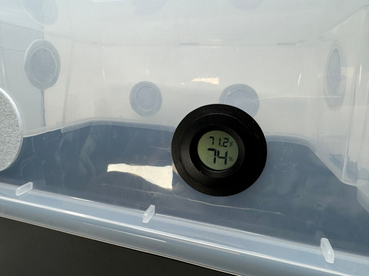 Growers Select Custom Monotub Hygrometer/Thermometer