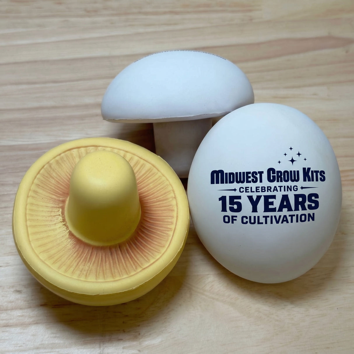 Mushroom Squeeze Stress Toy (Assorted Colors)