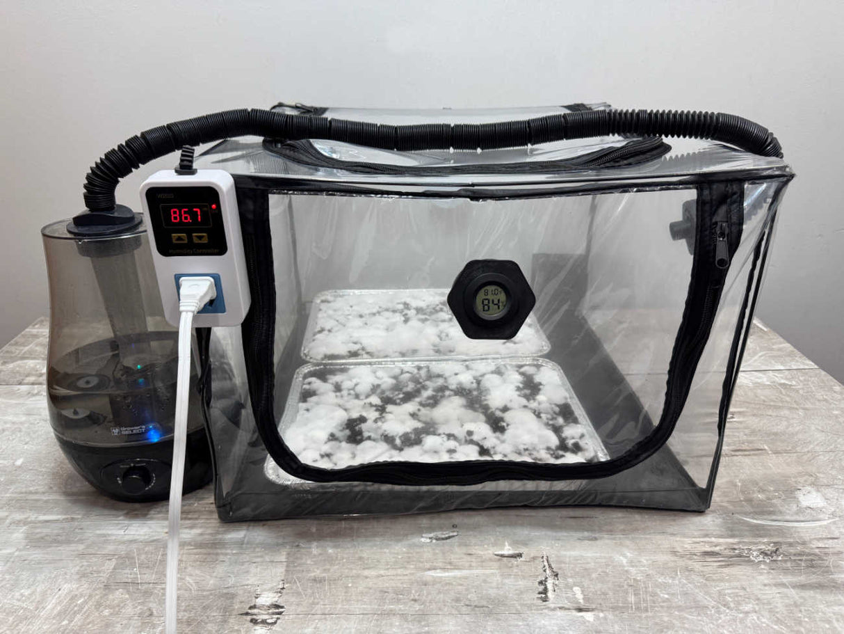 The Tabletop Ecosphere™ – Fully Automated Mushroom Fruiting Chamber