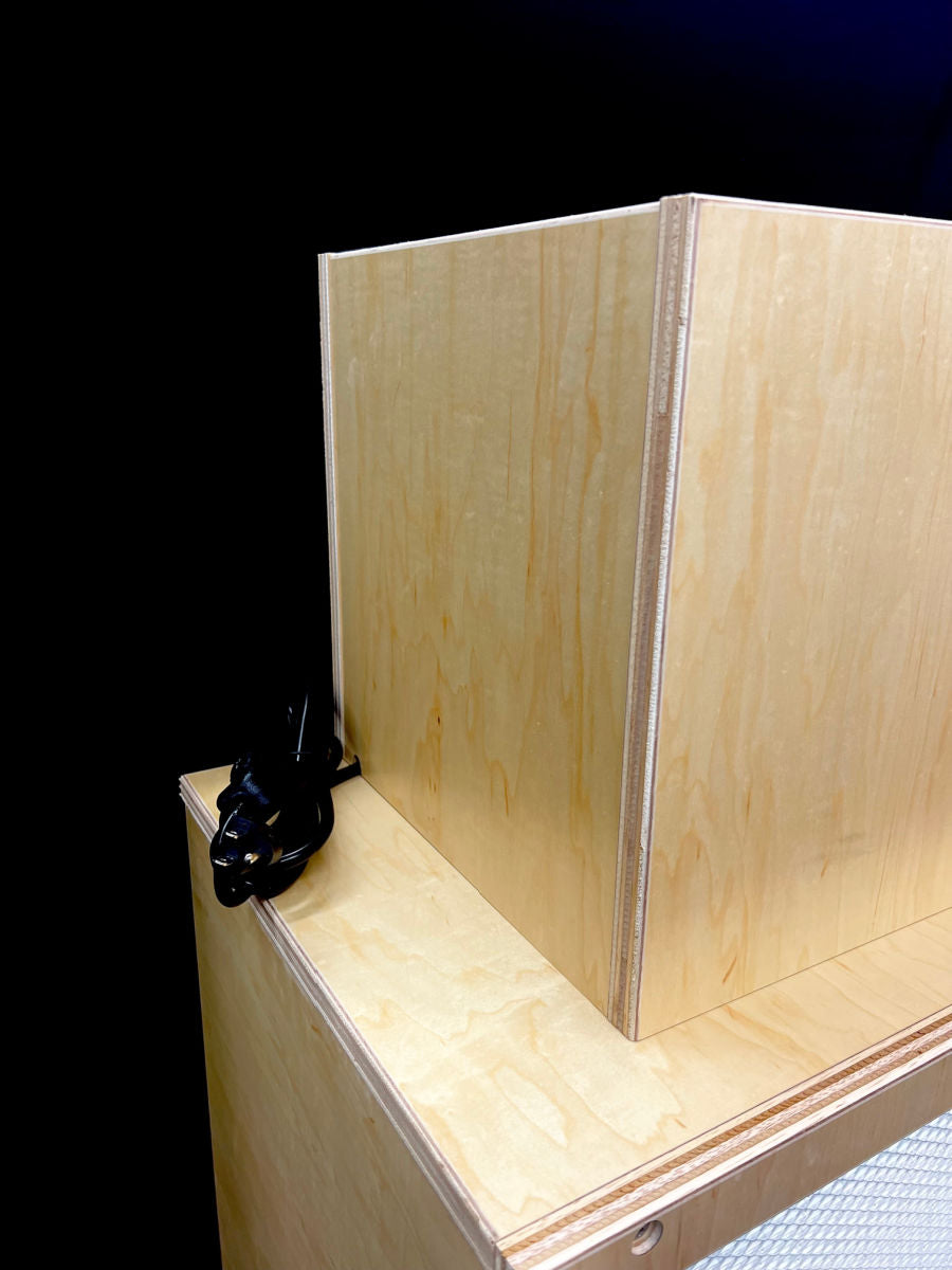 Bonsai XL 24" X 18" 99.99% HEPA Horizontal Laminar Flow Hood - Version 2.0  power supply