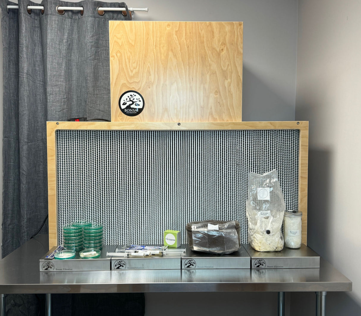 Bonsai Commercial Series 48" X 24" 99.99% HEPA Horizontal Laminar Flow Hood 4'x2'