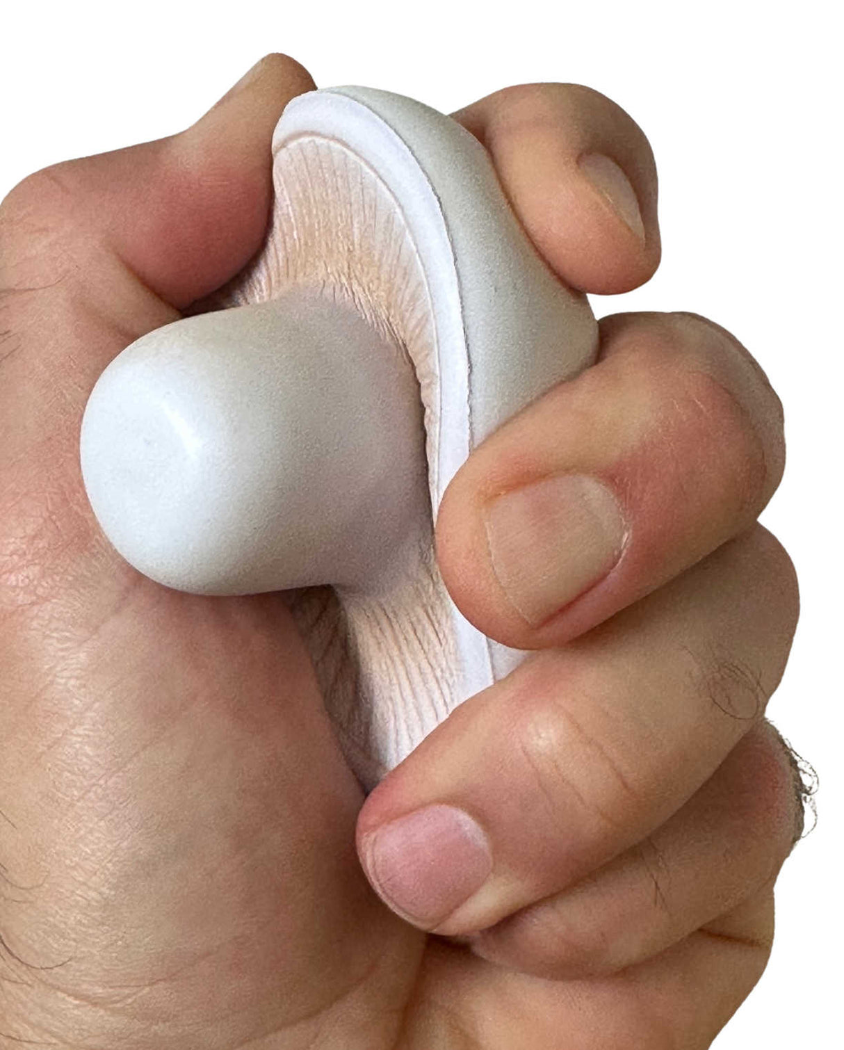 Mushroom Squeeze Stress Toy White