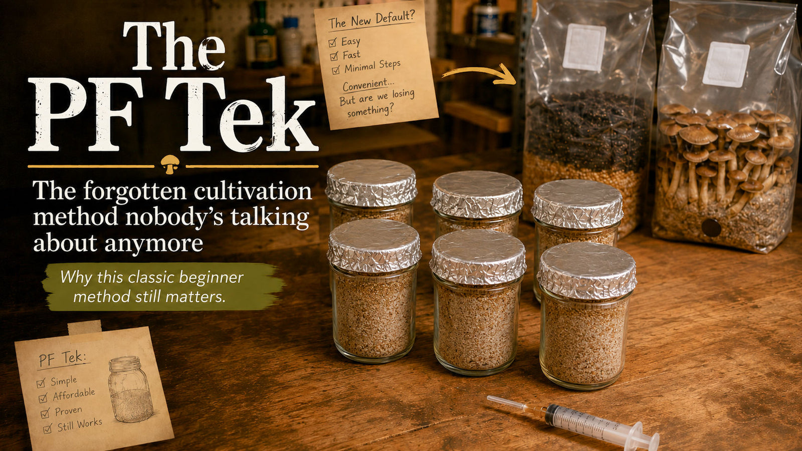 PF Tek forgotten cultivation method. 