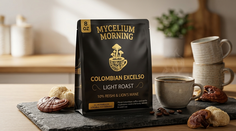 Mycelium Morning™ Has Arrived — Mushroom Coffee That Actually Tastes Like Coffee