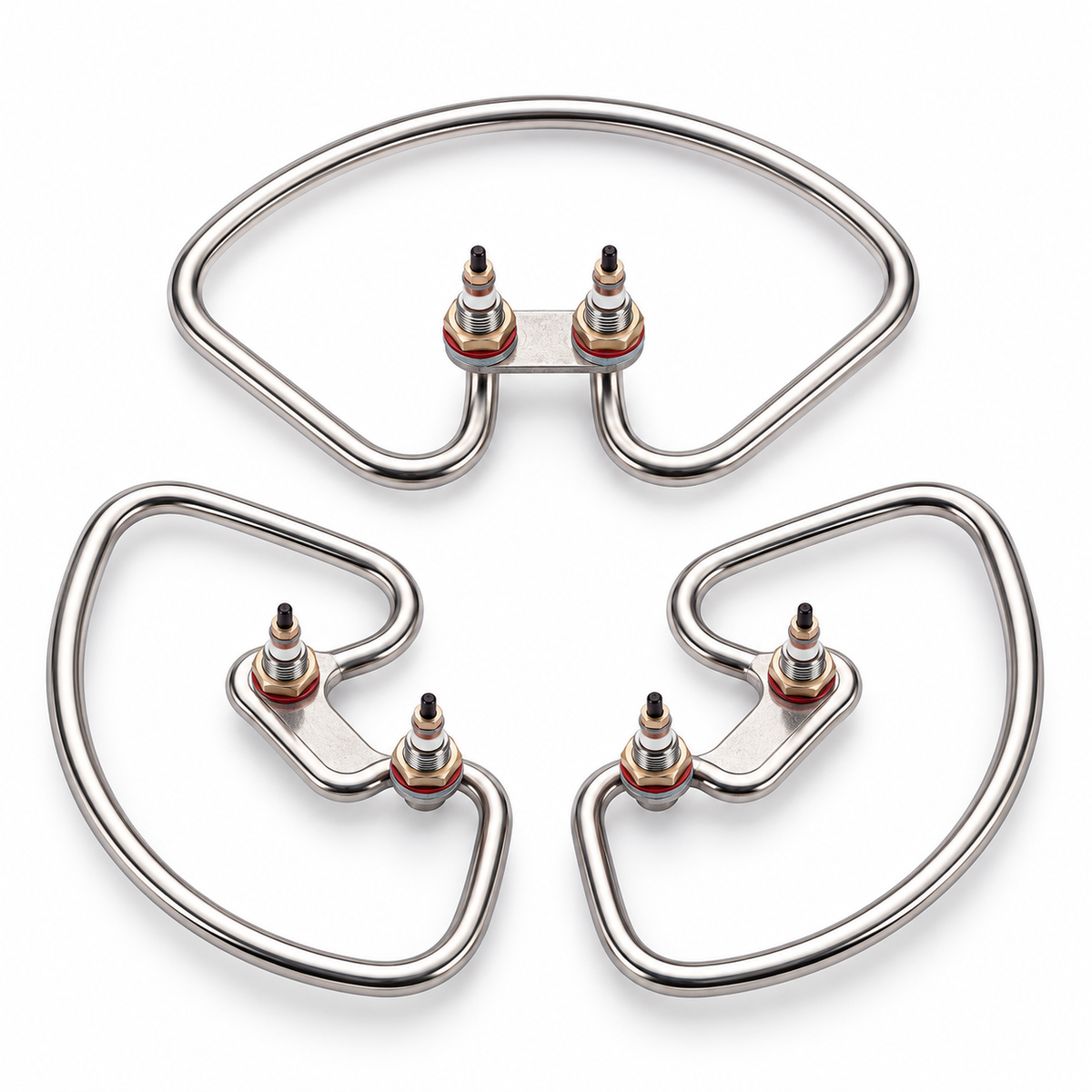 Set of 3 OEM-spec replacement heating elements for the 150L commercial mushroom autoclave