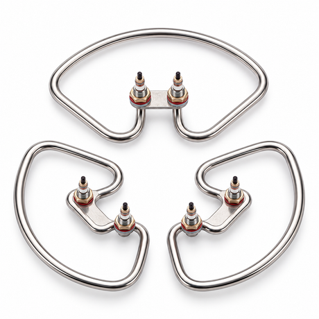 Set of 3 OEM-spec replacement heating elements for the 150L commercial mushroom autoclave