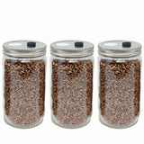 sterilized rye grain jars