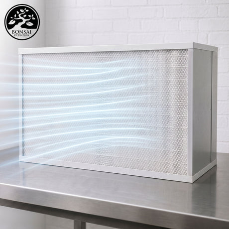 3'x2' fan filter unit on table 