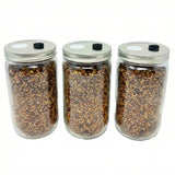 3-Pack Premium Quick-Colonizing 5-grain Jar (32oz) - Midwest Grow Kit's Substrate Jars (Image 1)