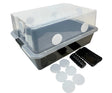 Grower's Select LARGE Mushroom Monotub Fruiting Chamber with Filter Disks and Liner 66Q 