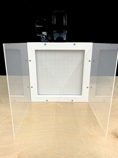 Bonsai 99.99% HEPA Horizontal Laminar Flow Hood White front view