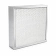 Rectangular HEPA 24"x24" air filter with a white frame on a white background