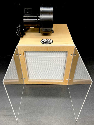 Bonsai 99.99% HEPA Horizontal Laminar Flow Hood - Natural Clear Coat Finish