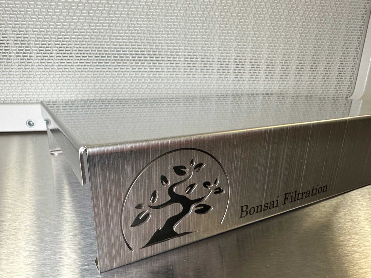 Bonsai Premium 12" Stainless Steel Elevated Workspace Platform Table Riser close up