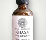 Chaga Dual Extraction Organic Mushroom Tincture  Close up