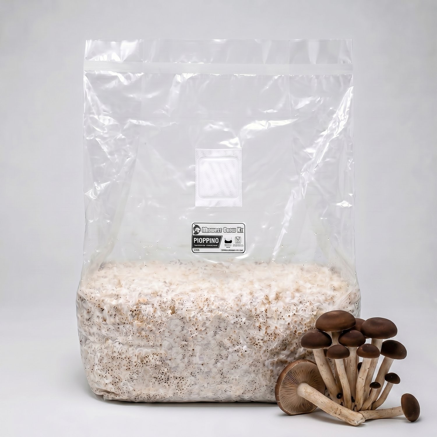 Pioppino Colonized Grain Spawn Bag 5 LB