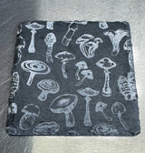 Natural Slate Laser Engraved Mushroom Coaster