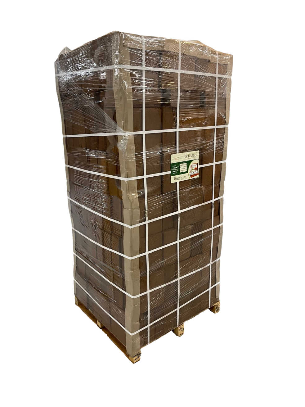 Wholesale Pallet of 5KG Premium Gro-Med Coco Coir Bricks (220 Bricks) 