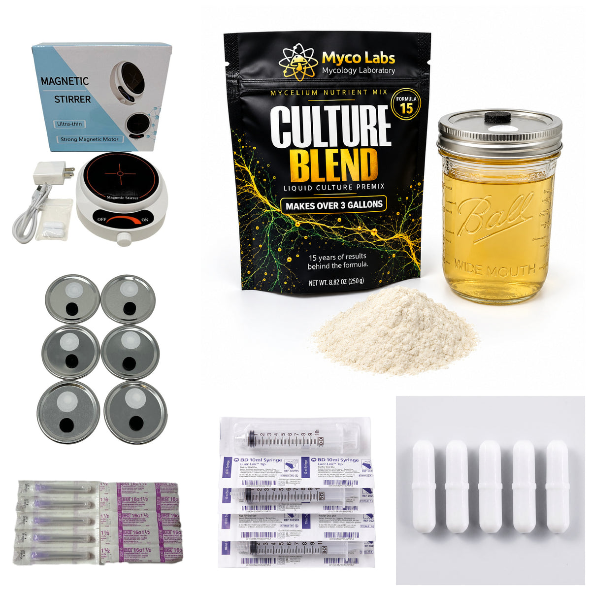 Liquid Culture Starter Pack – Build Your Kit & Save Up to 20%