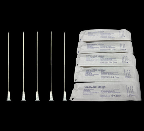 The Deep Draw Extra Long 5 Inch 16G Sterile Syringe Needle (5-Pack) 
