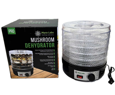 Mycolabs 350W Mushroom Dehydrator With Adjustable Temperature Control 