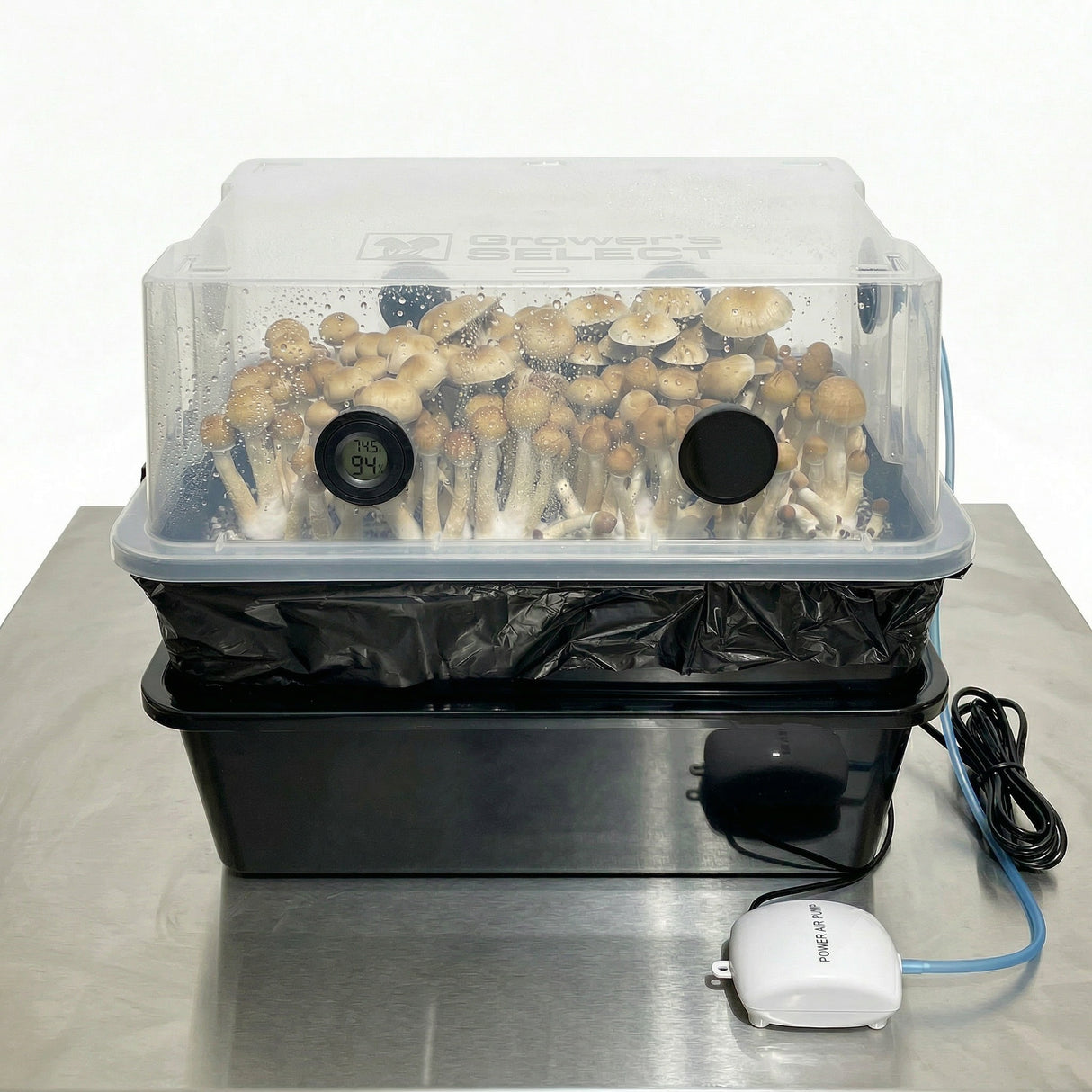 MycoClimate™ 44Q Automated Monotub Mushroom Grow Kit – Temperature & Fresh Air Control (Copy) - Image 2