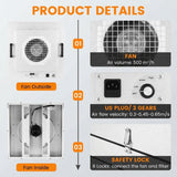 Myco Labs 23" X 23" 99.99% HEPA Flowhood Fan Filter Unit (FFU) 120V