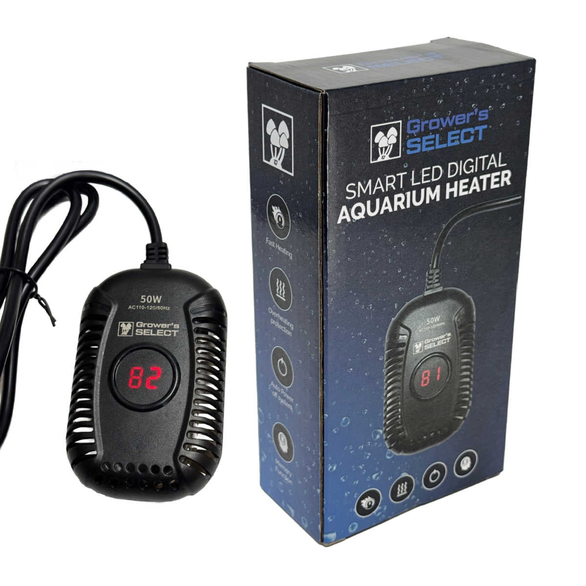 Grower's Select Smart LED Digital Aquarium Heater – Midwest Grow Kits