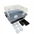 Grower's Select MEDIUM Mushroom Monotub Fruiting Chamber with Filter Disks and Liner 44Q 