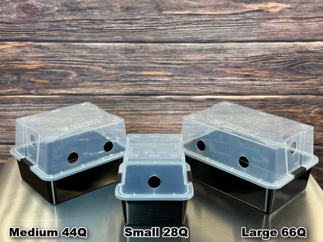 Grower's SelectMushroom Monotub Fruiting Chamber size comparison