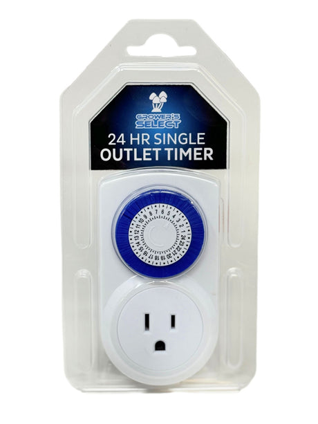 110V Plug-In Heavy Duty 24-Hour Timer (48 ON/OFF Cycles Per Day) 