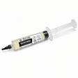 A syringe-style container of Golden Model casting plastic by Myco Labs, shown on a clean white background.