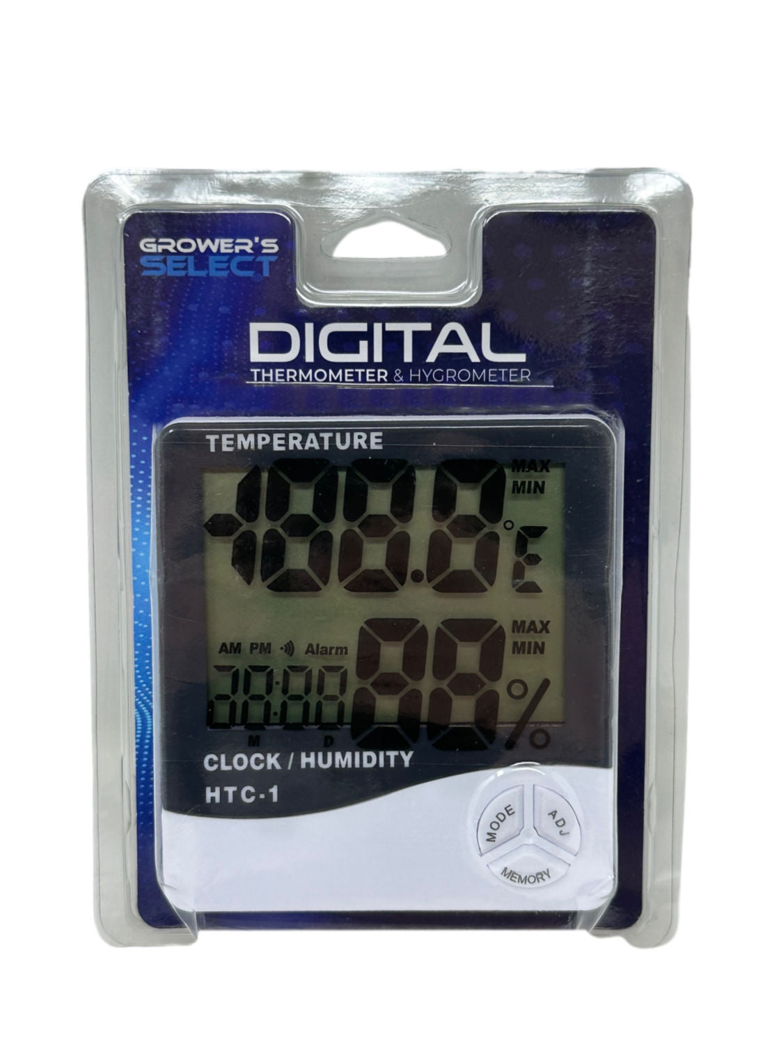 Grower's Select Digital Thermometer & Humidity Meter (HTC-1) 