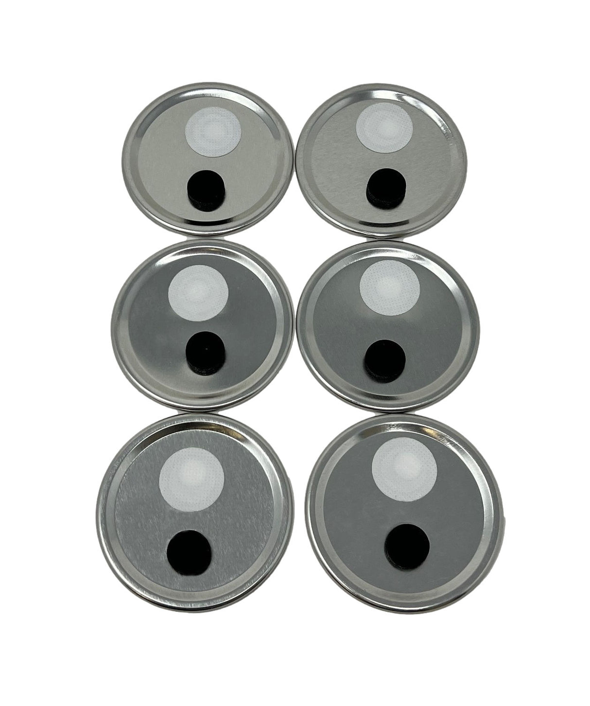 Wide Mouth Jar Cultivation Lids with Injection Port (6-Pack) 